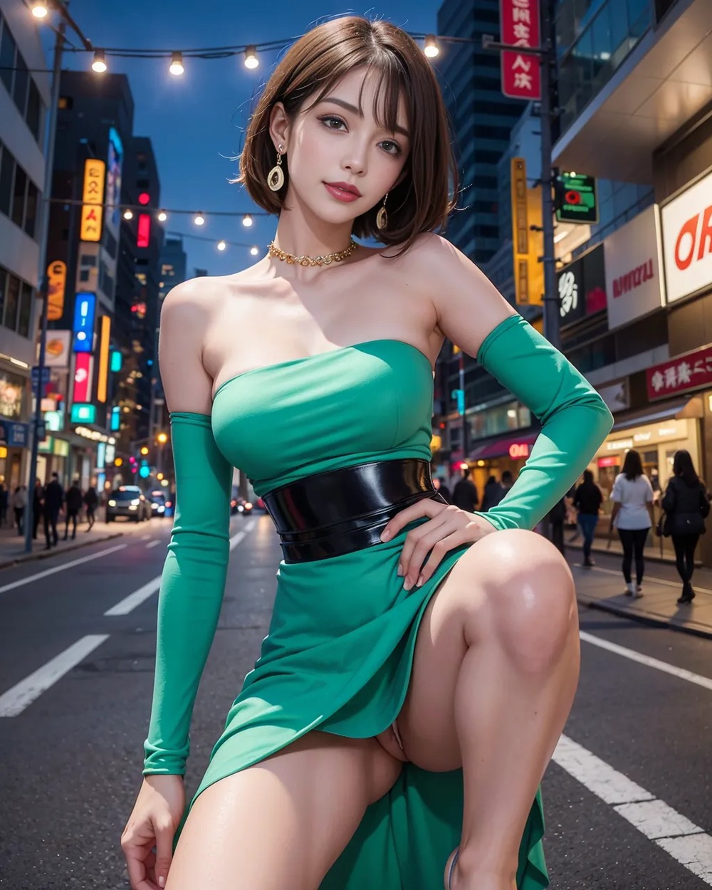 ★★ Patreon-Asymmetrical Dress