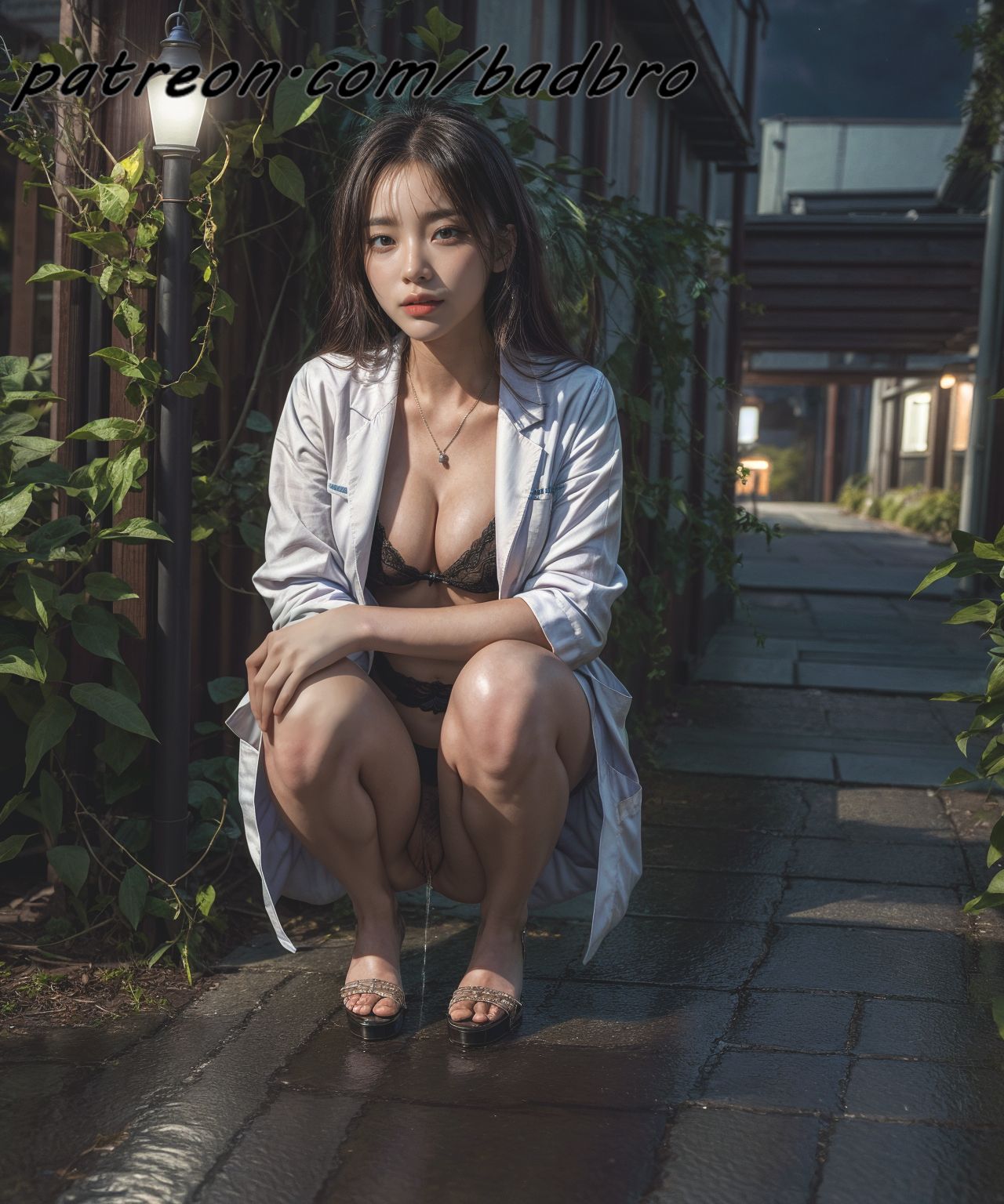 Badbro_Professor Outdoor Peeing