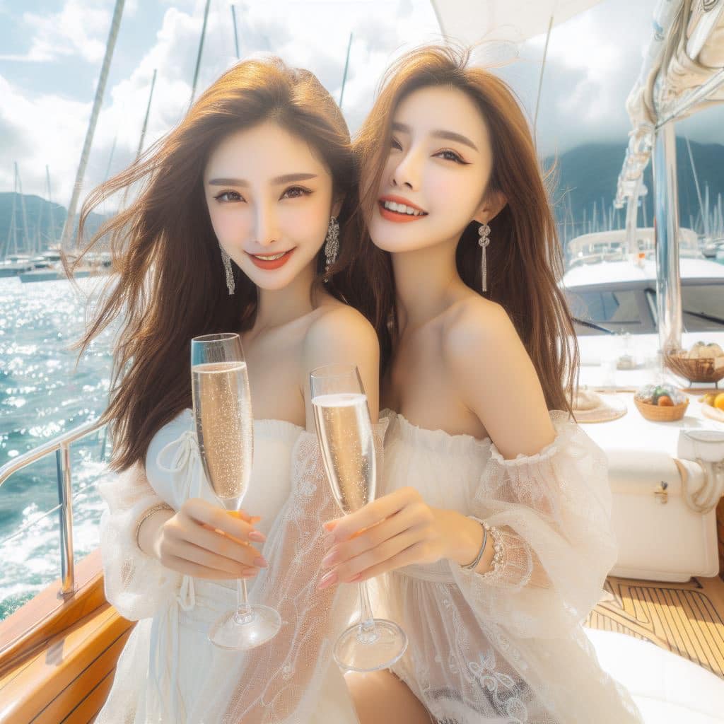 Sagittarius yacht out to sea