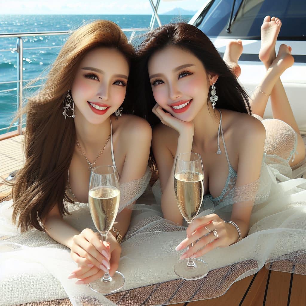 Sagittarius yacht out to sea