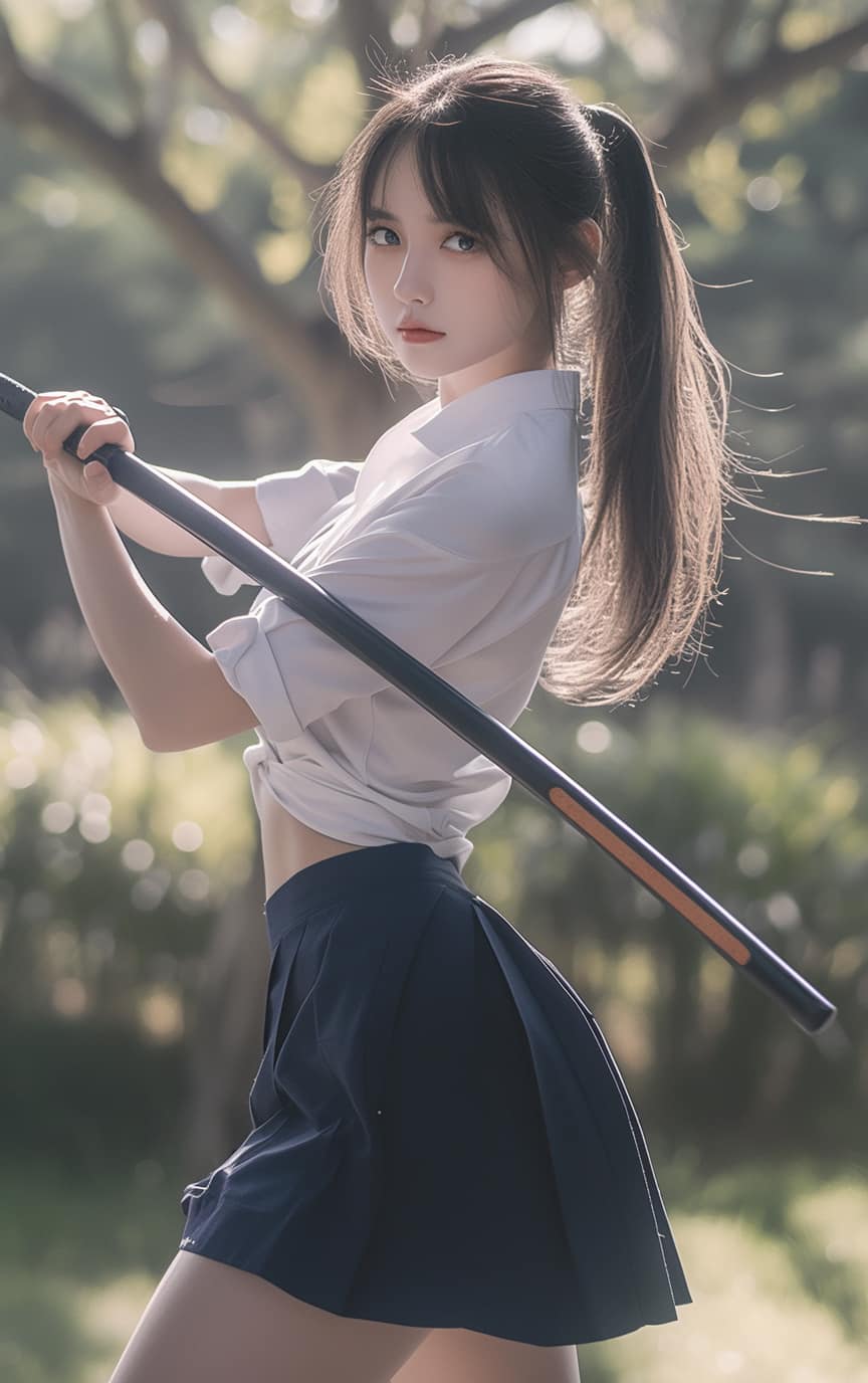 Younger Sister Morning Exercise