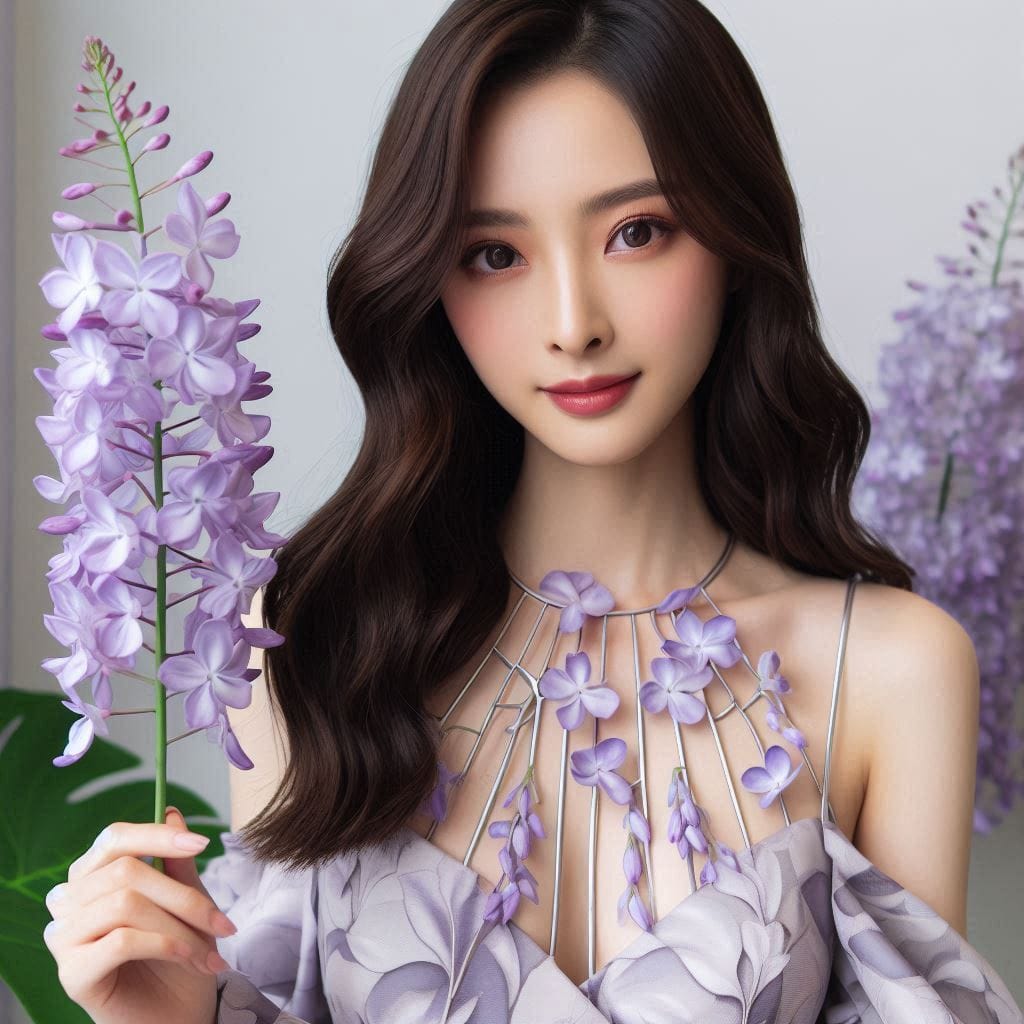 Beautiful girl shopping by chance