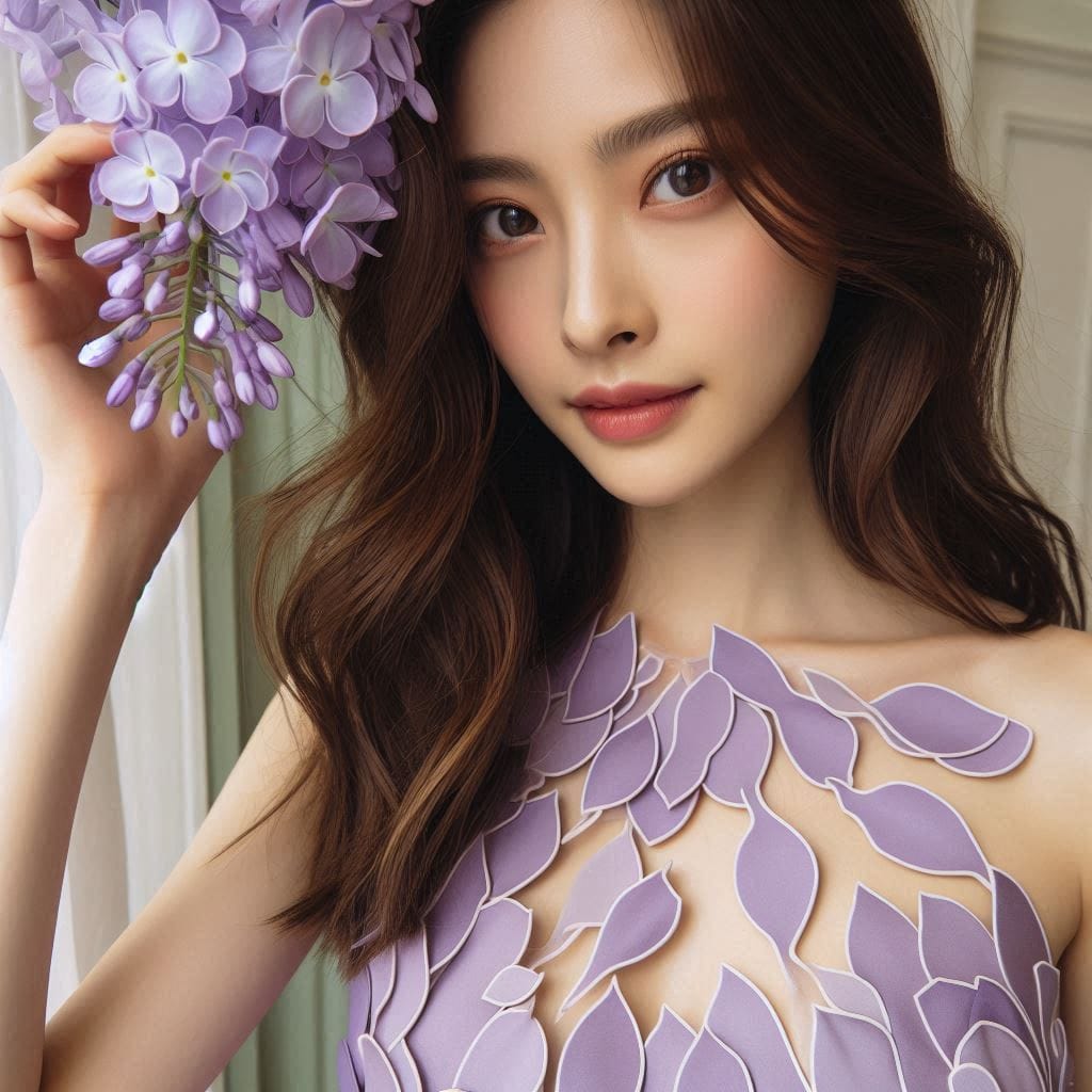 Beautiful girl shopping by chance