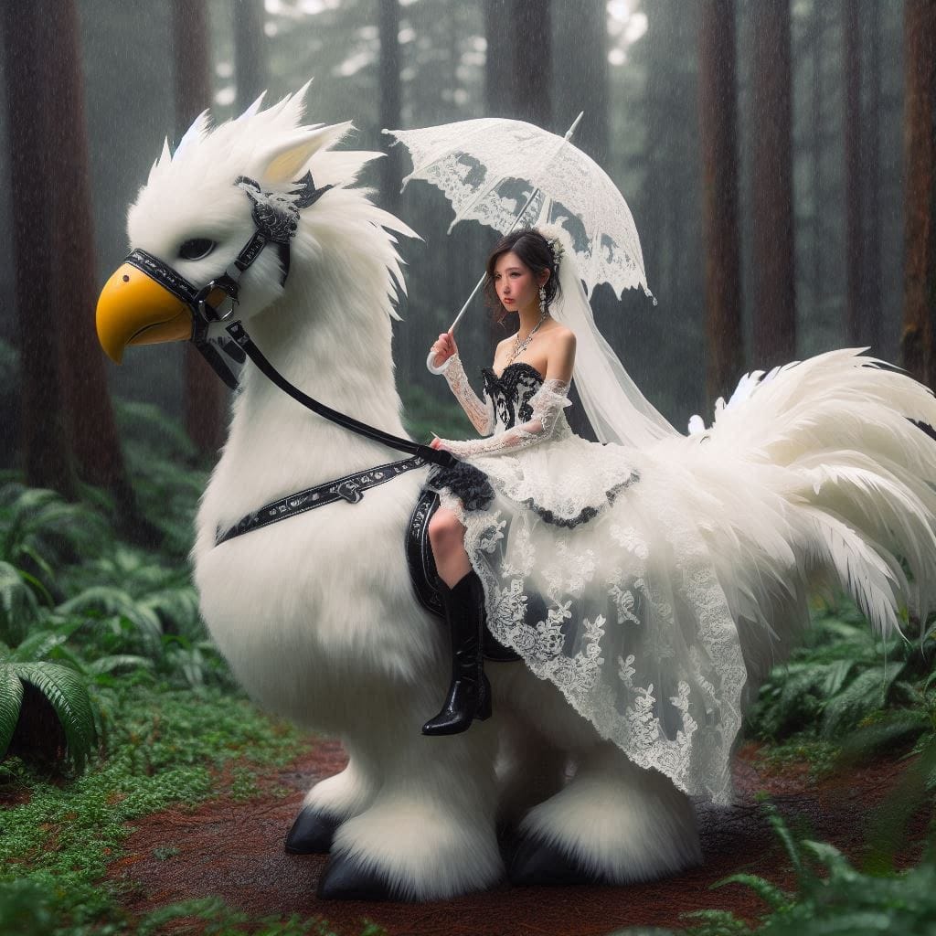 Beauty on a Chocobo
