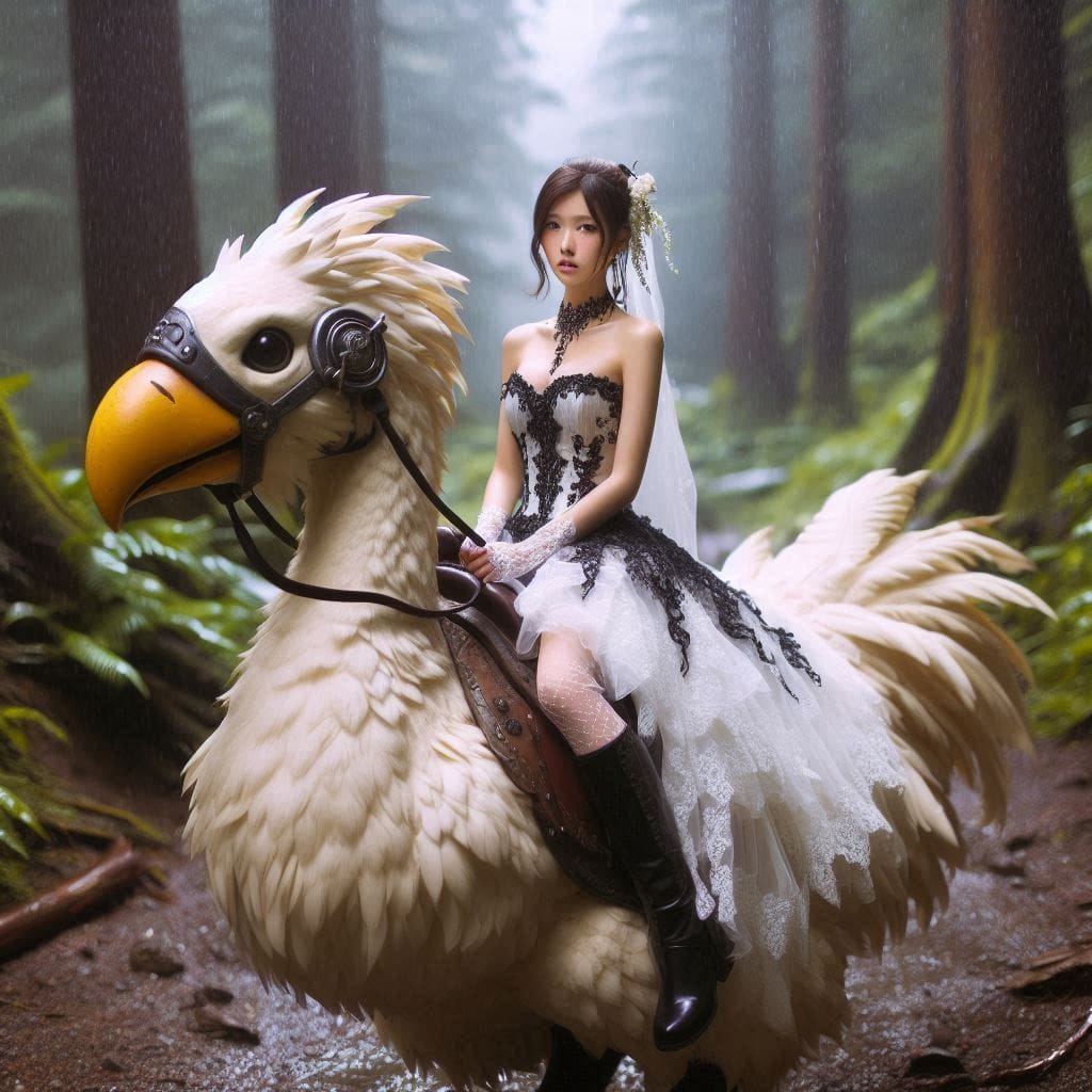 Beauty on a Chocobo
