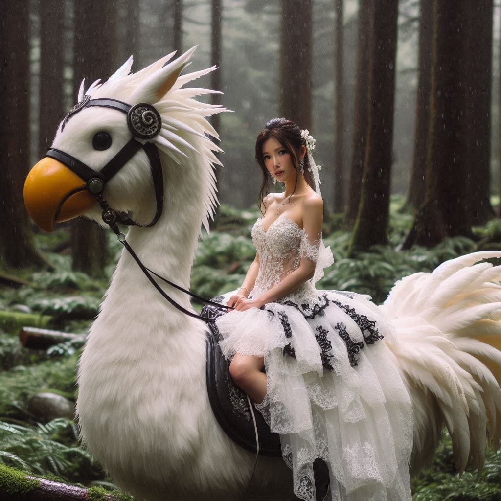 Beauty on a Chocobo
