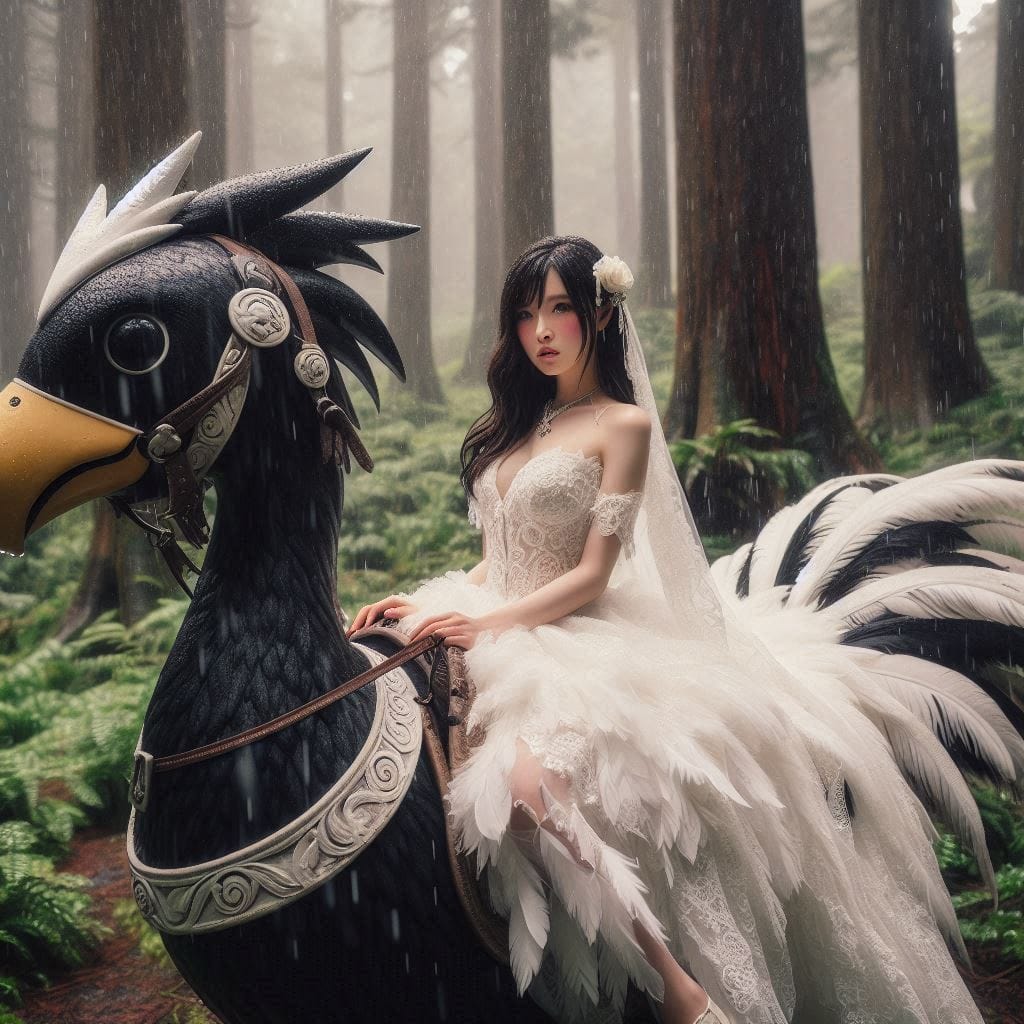 Beauty on a Chocobo