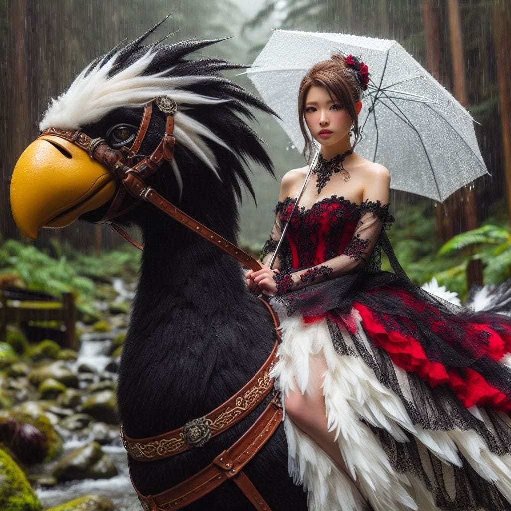 Beauty on a Chocobo