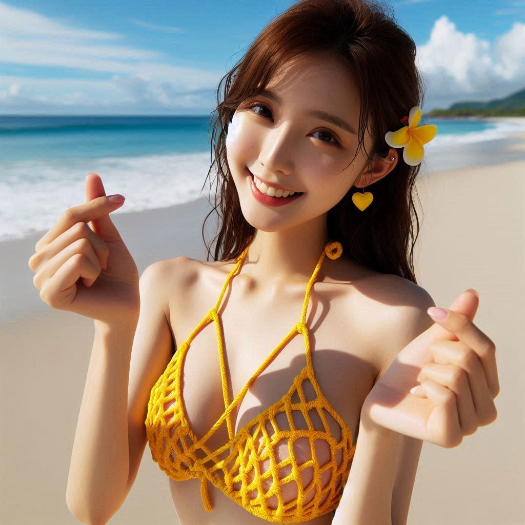 Rope swimwear - gather a rainbow
