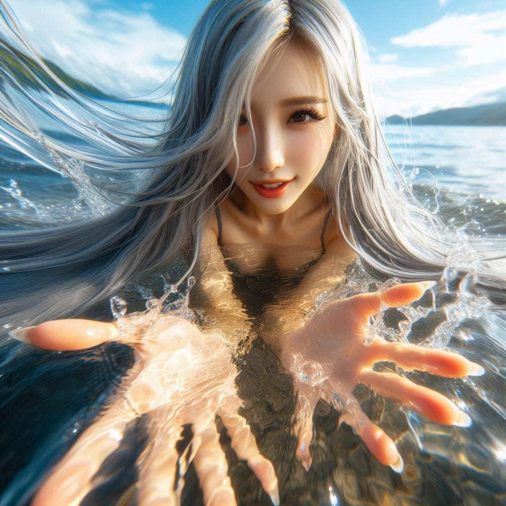Sister's flowing water three absolute. Fist. Palm. Foot
