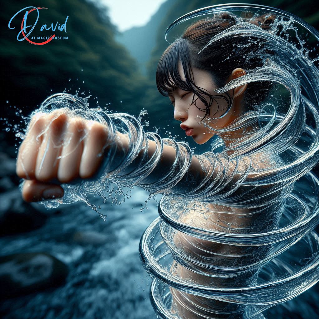 Sister continues to practice boxing, running water fist, butterfly style