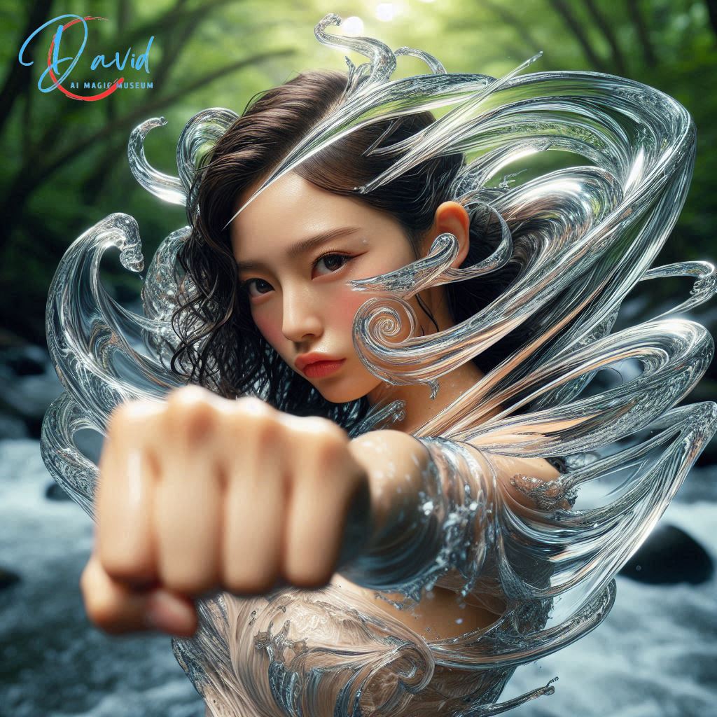 Sister continues to practice boxing, running water fist, butterfly style