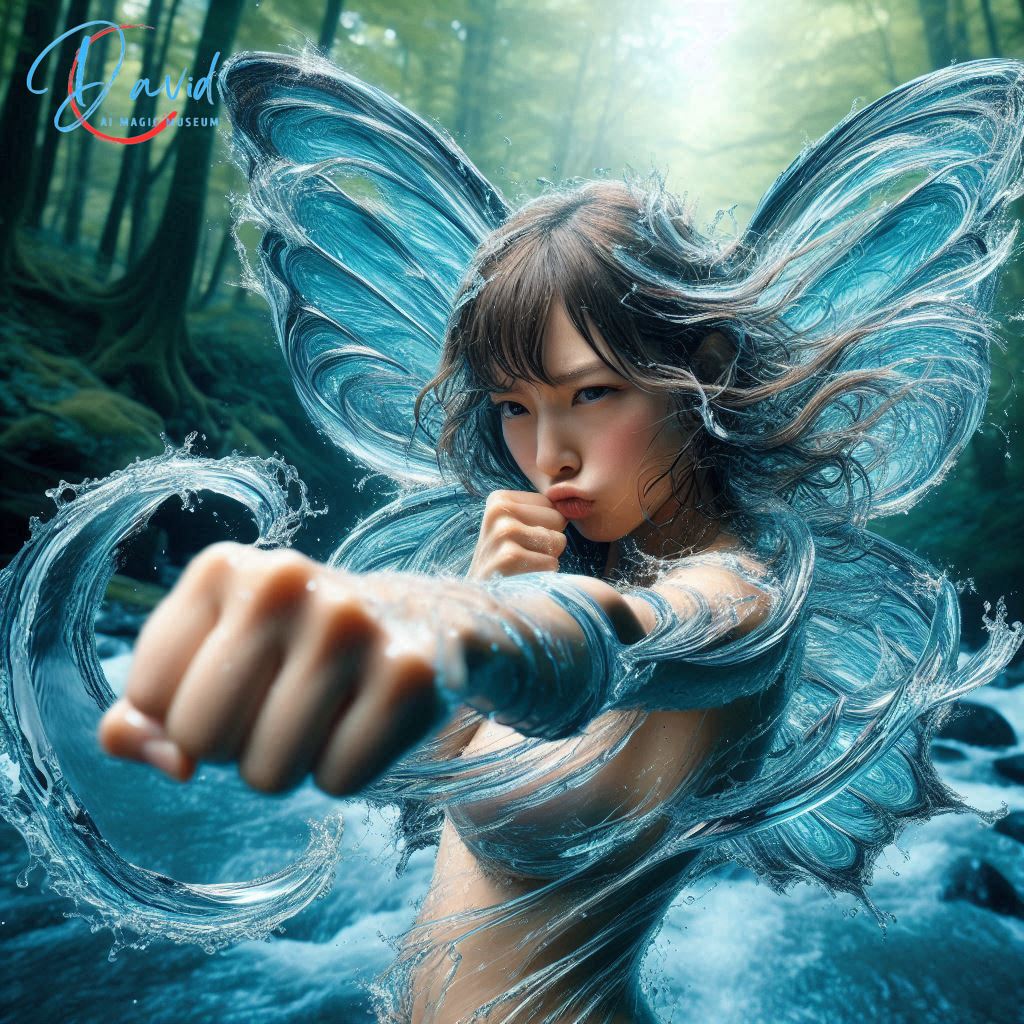 Sister continues to practice boxing, running water fist, butterfly style