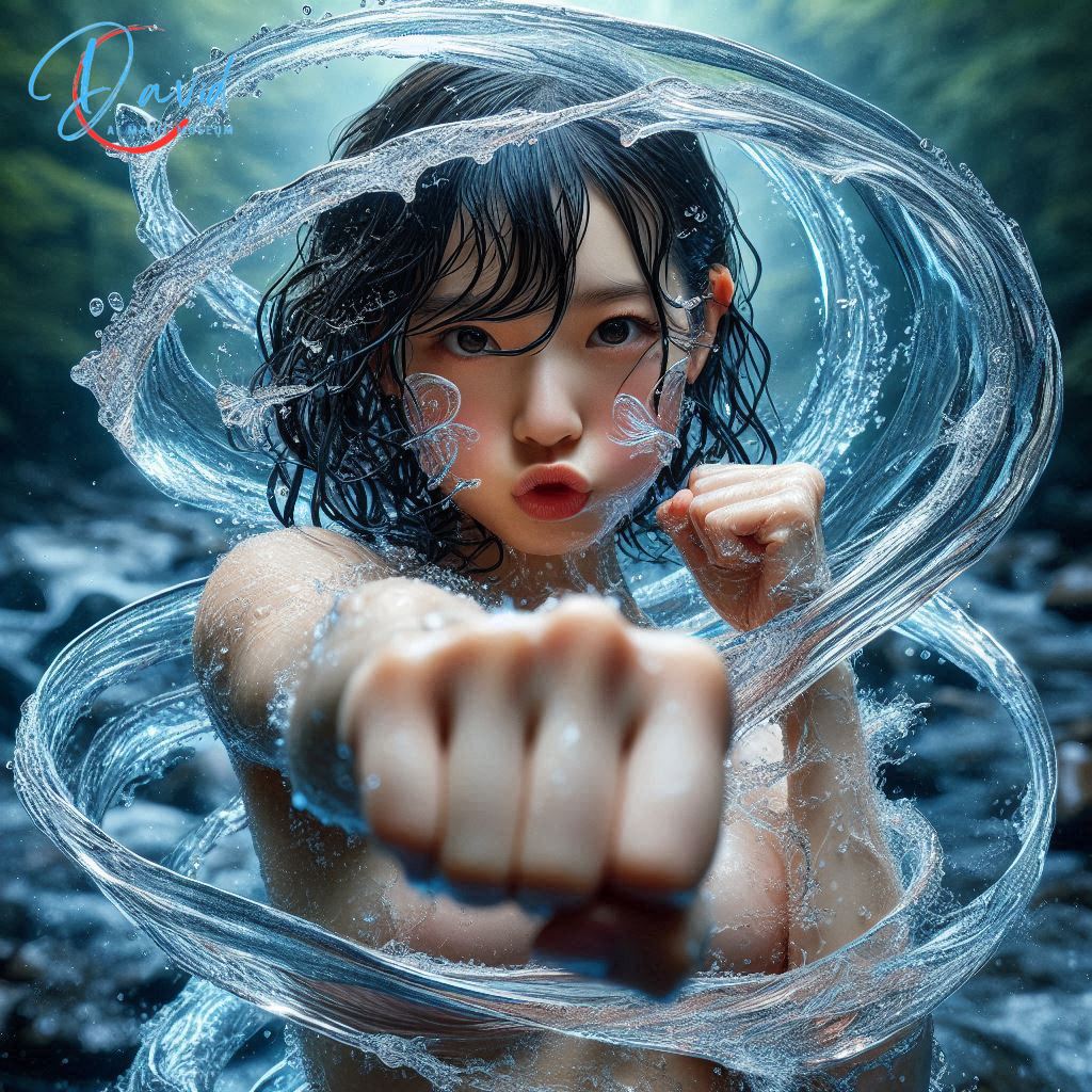 Sister continues to practice boxing, running water fist, butterfly style