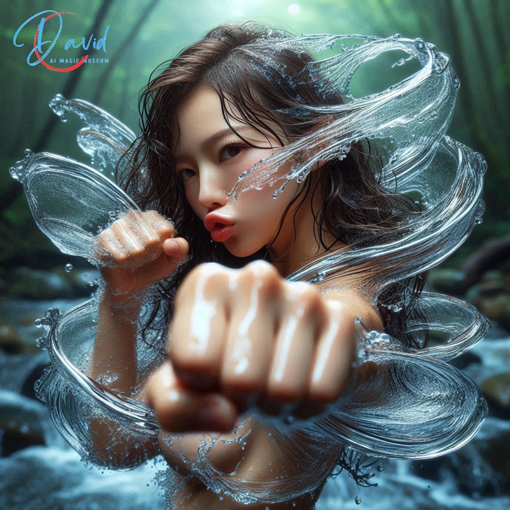 Sister continues to practice boxing, running water fist, butterfly style