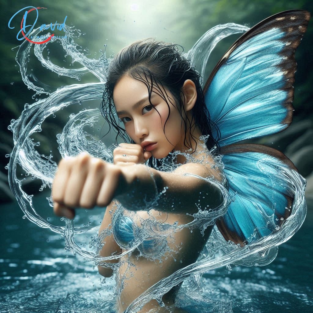 Sister continues to practice boxing, running water fist, butterfly style