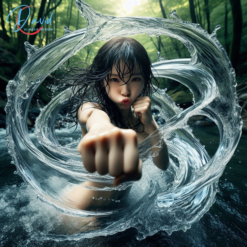 Sister continues to practice boxing, running water fist, butterfly style