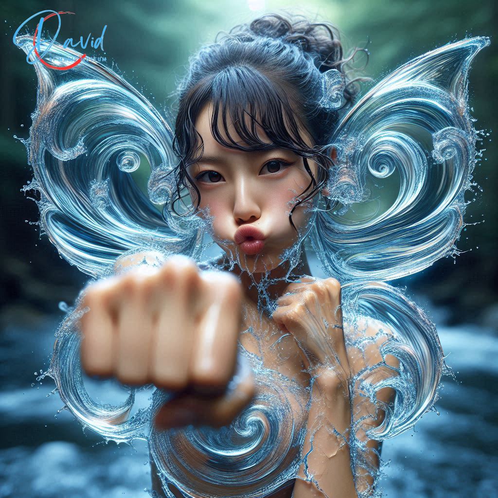 Sister continues to practice boxing, running water fist, butterfly style