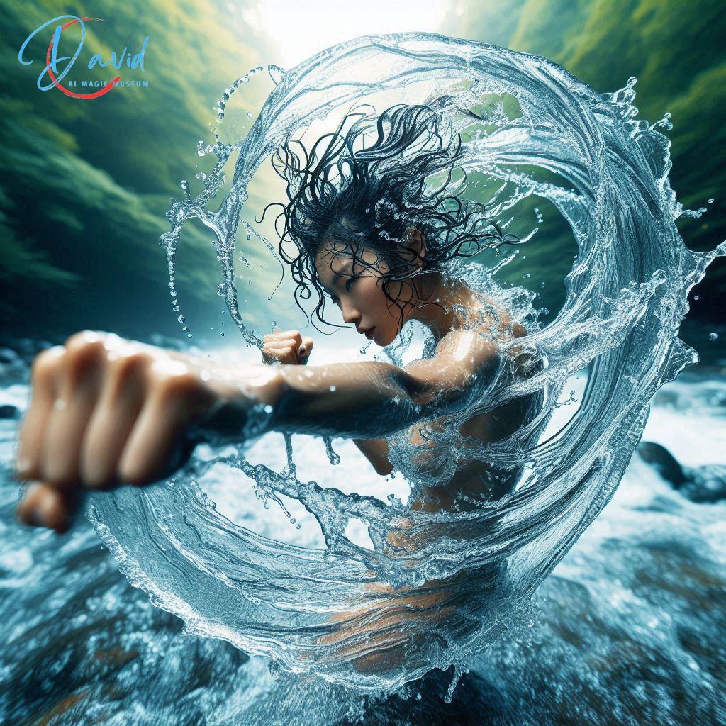 Sister continues to practice boxing, running water fist, butterfly style