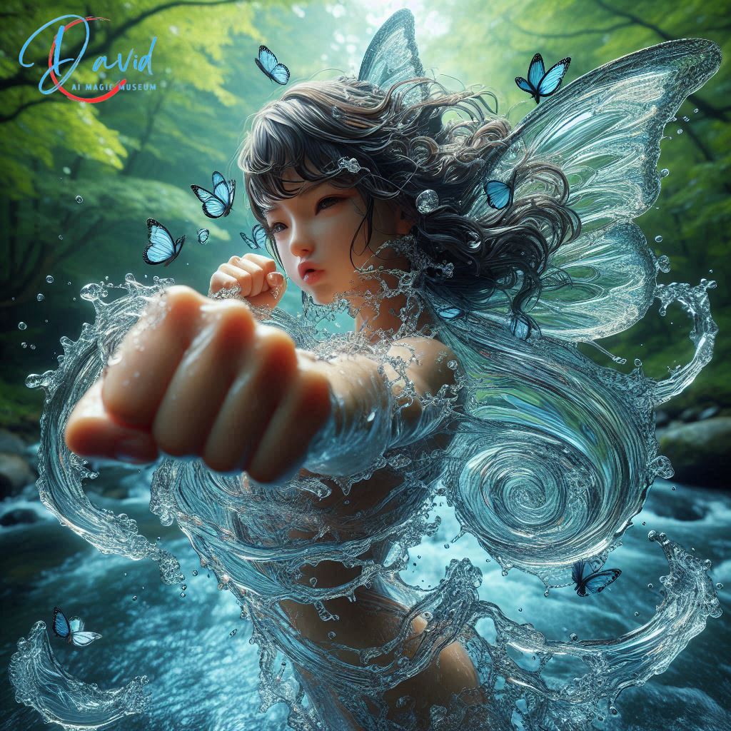 Sister continues to practice boxing, running water fist, butterfly style