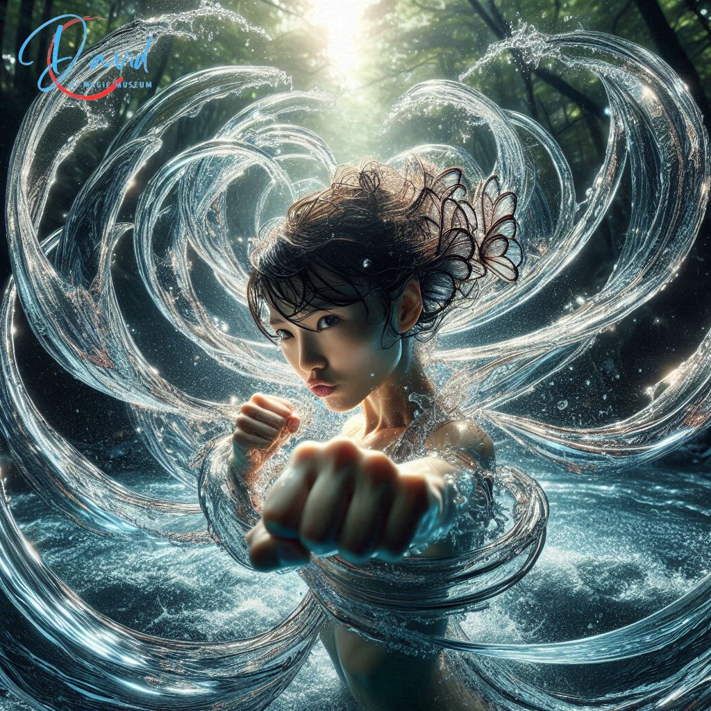 Sister continues to practice boxing, running water fist, butterfly style