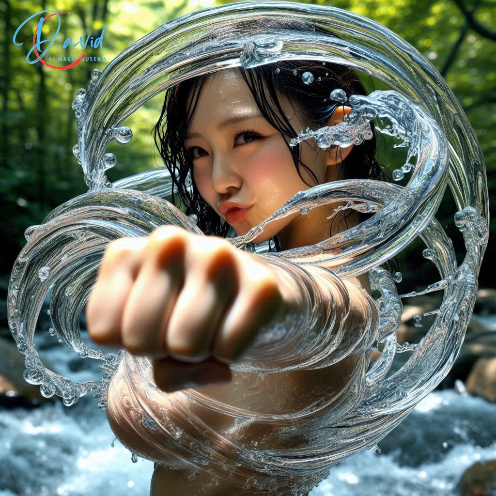 Sister continues to practice boxing, running water fist, butterfly style