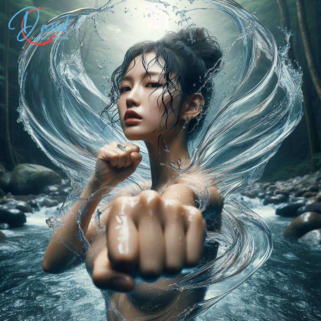 Sister continues to practice boxing, running water fist, butterfly style