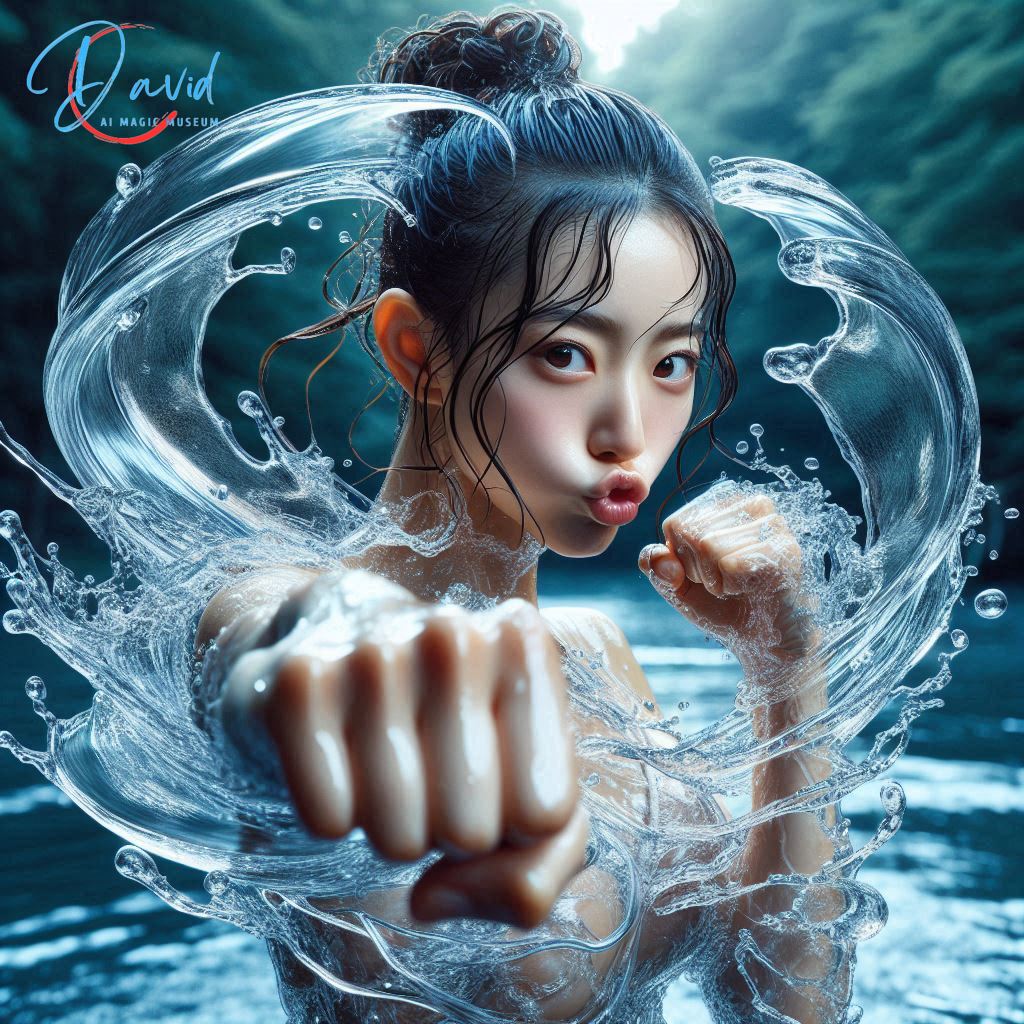 Sister continues to practice boxing, running water fist, butterfly style