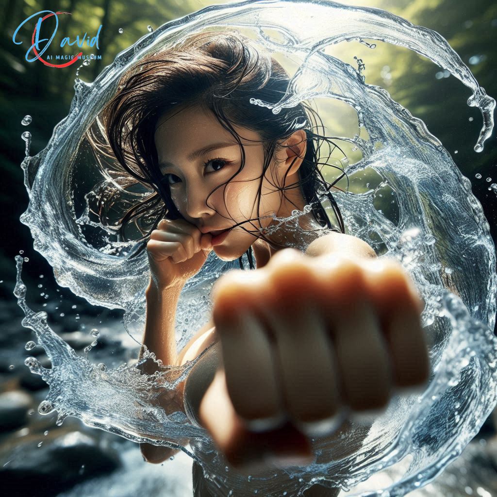Sister continues to practice boxing, running water fist, butterfly style