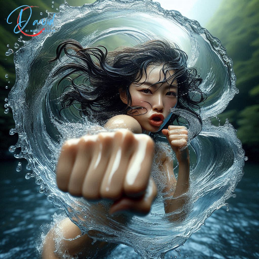 Sister continues to practice boxing, running water fist, butterfly style