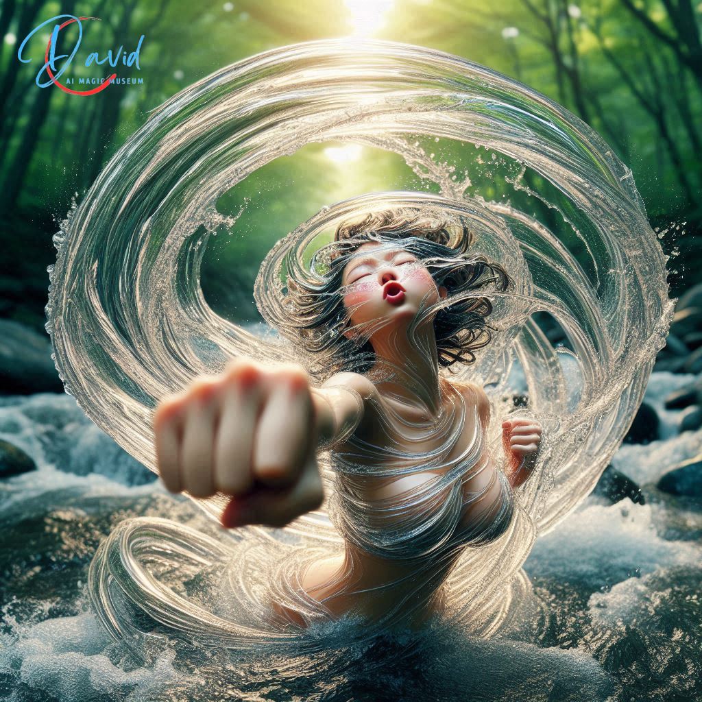 Sister continues to practice boxing, running water fist, butterfly style