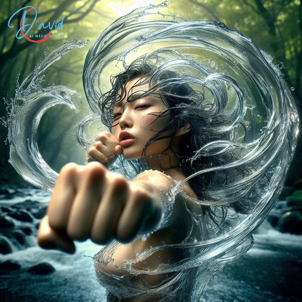Sister continues to practice boxing, running water fist, butterfly style