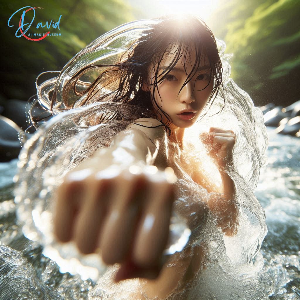 Sister continues to practice boxing, running water fist, butterfly style