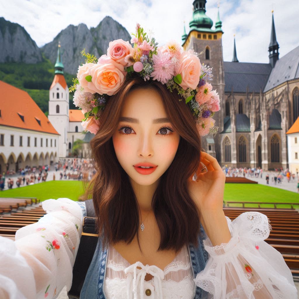 Women travel around the world. 24