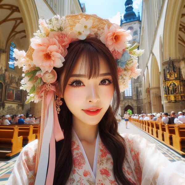 Women travel around the world. 24