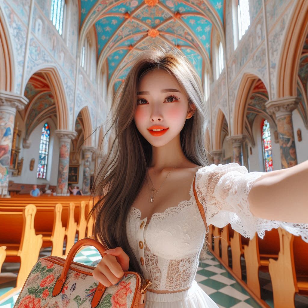 Women travel around the world. 24