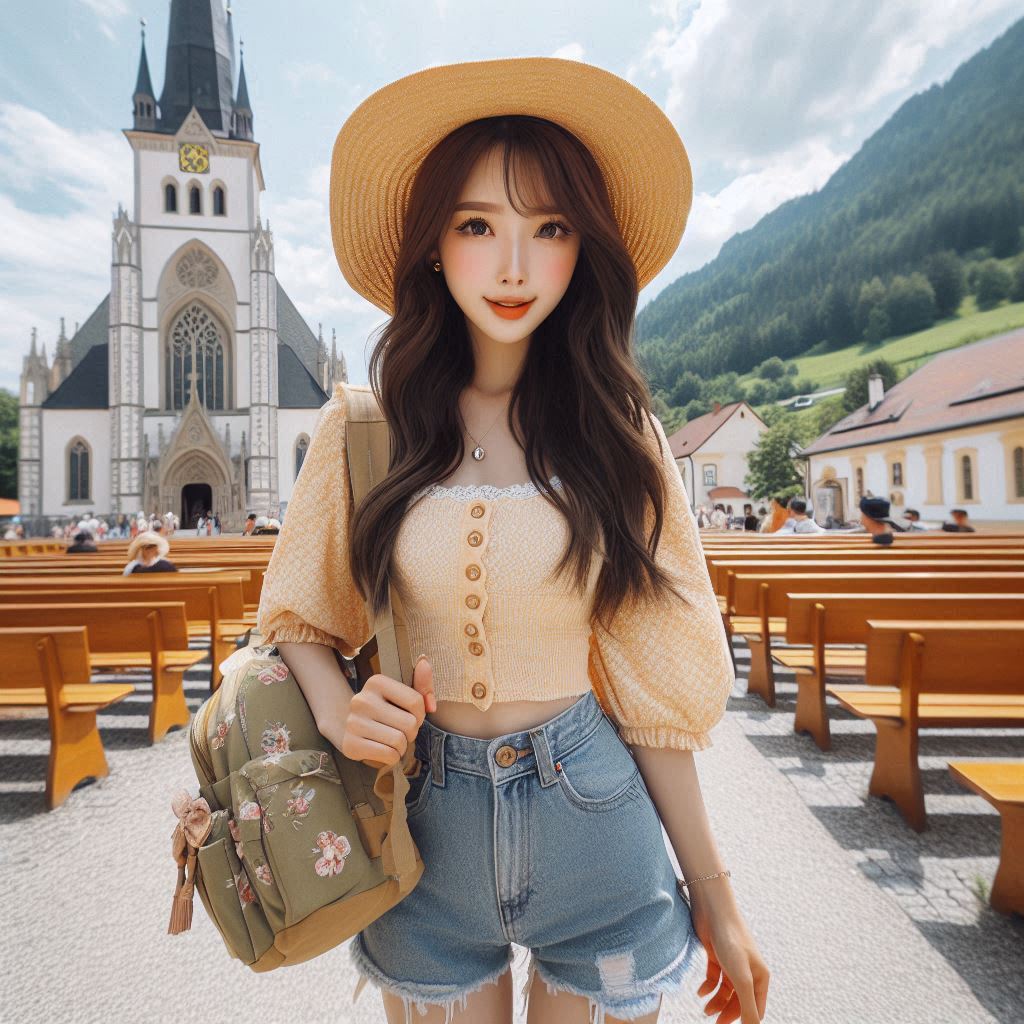 Women travel around the world. 24