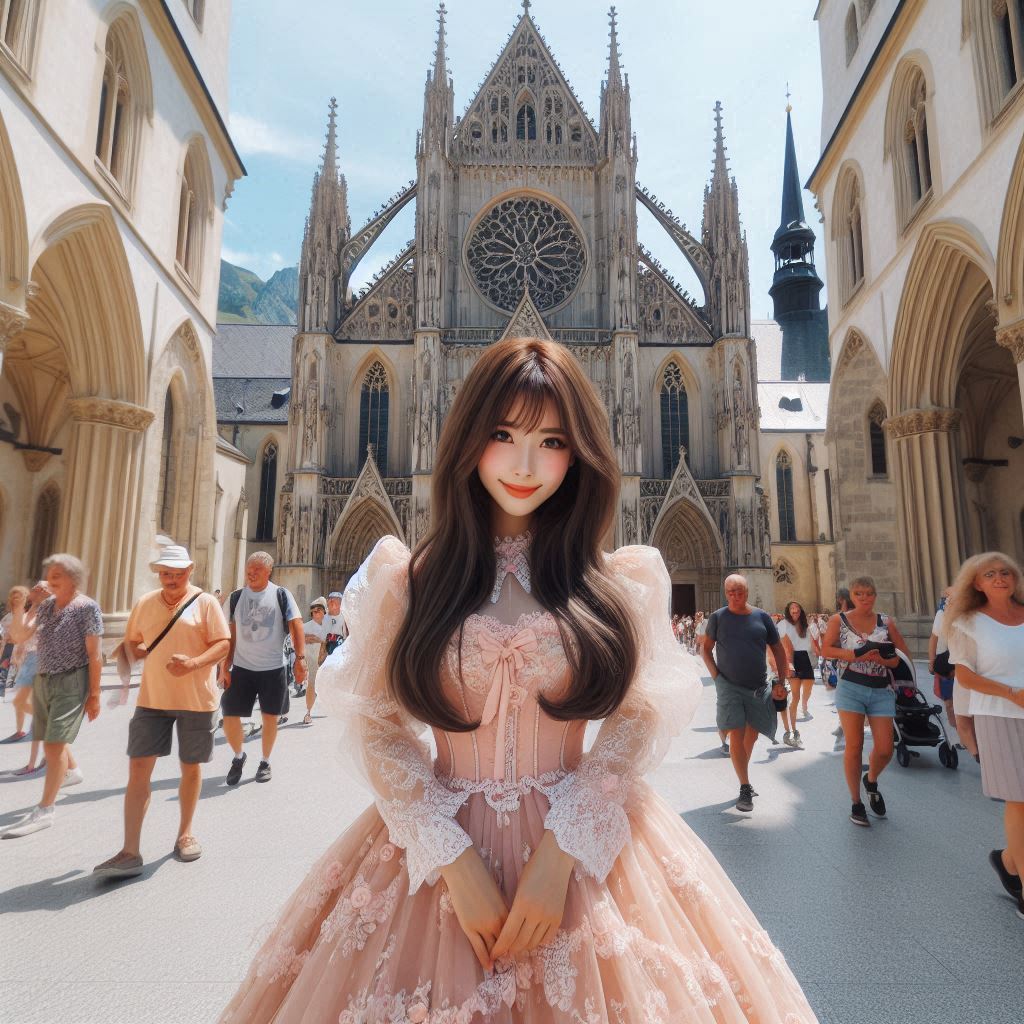 Women travel around the world. 24