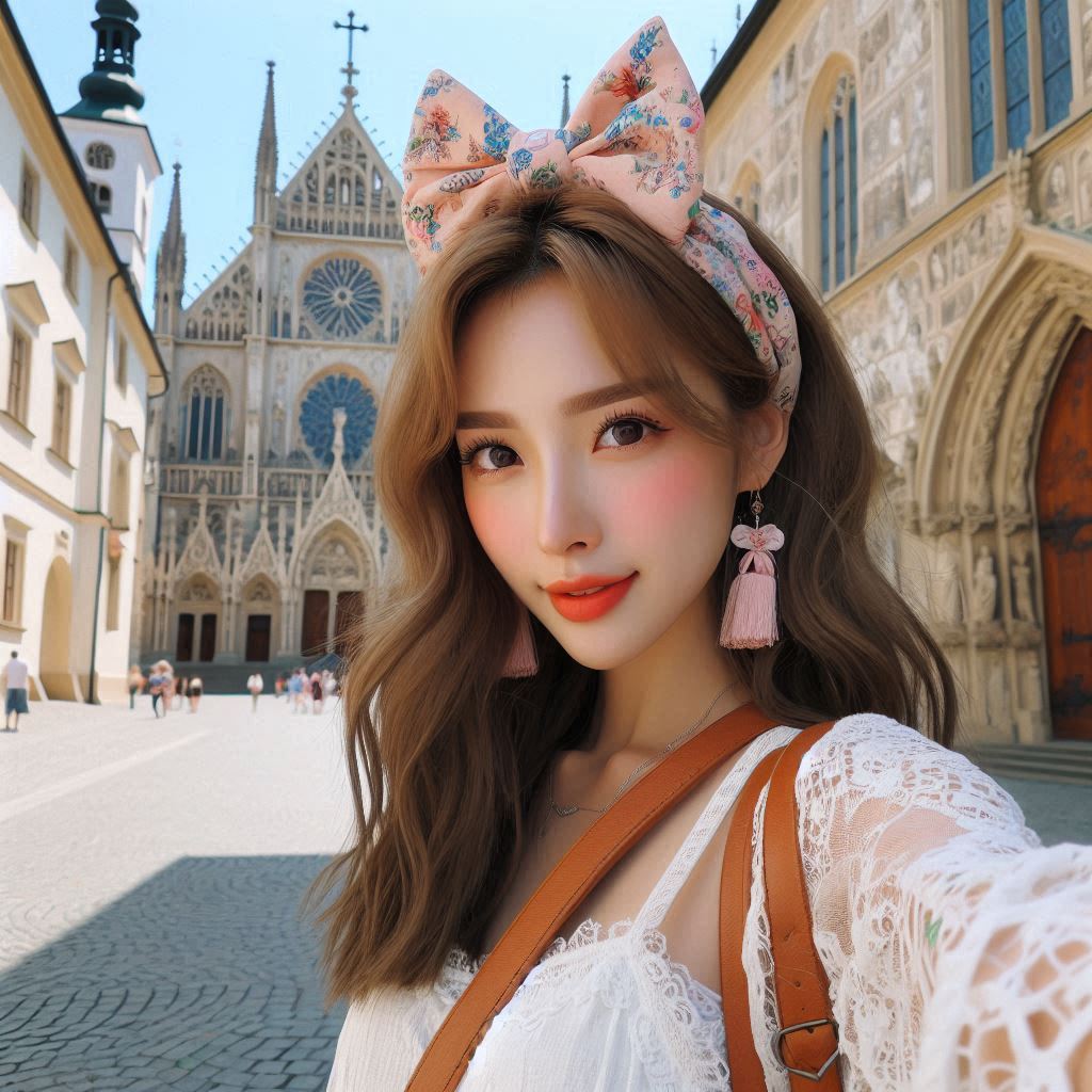 Women travel around the world. 24