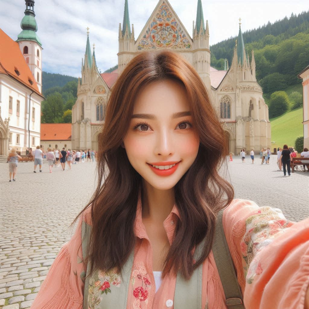 Women travel around the world. 24