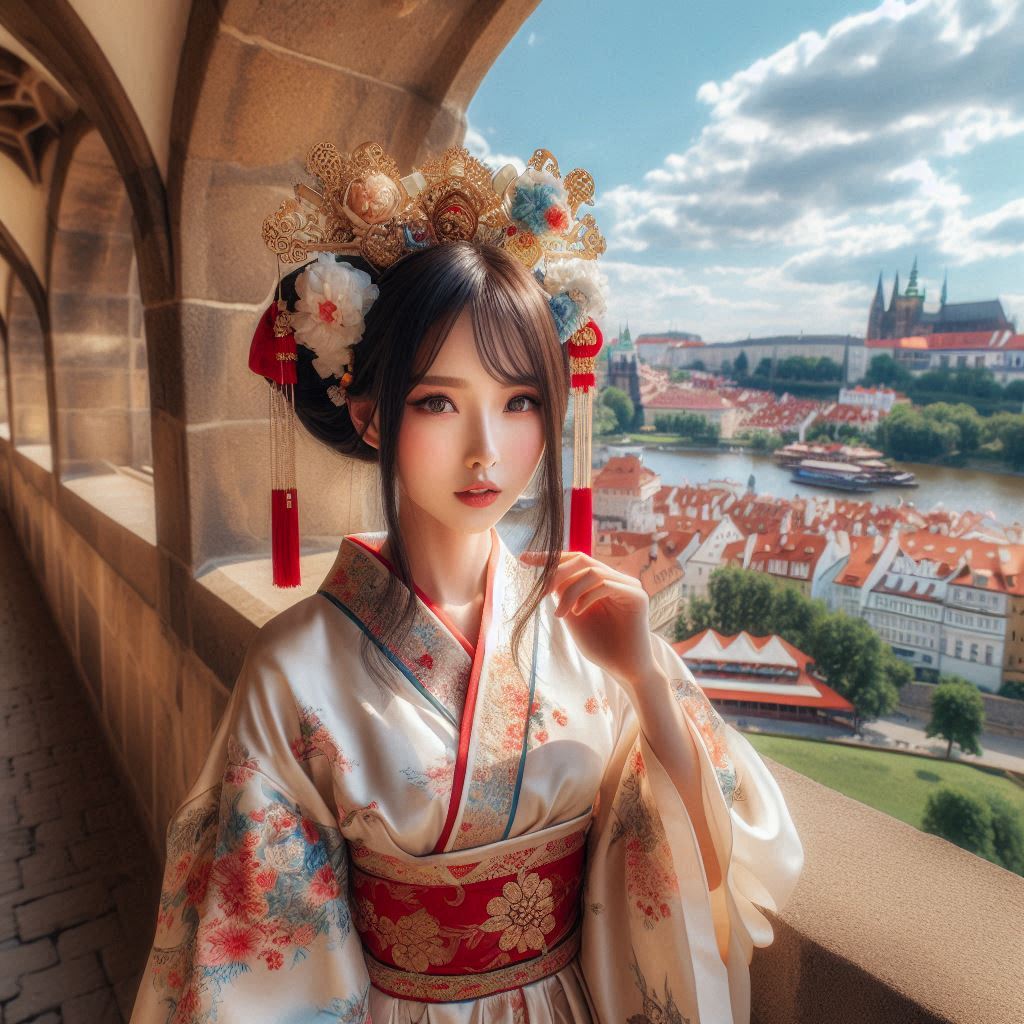 Women travel around the world. 24