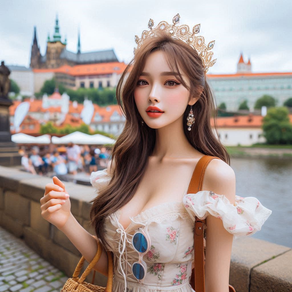 Women travel around the world. 24