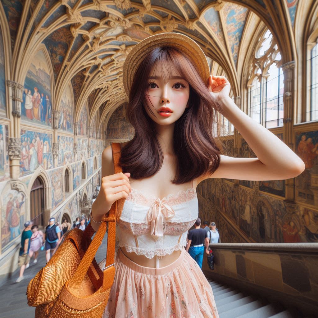 Women travel around the world. 24