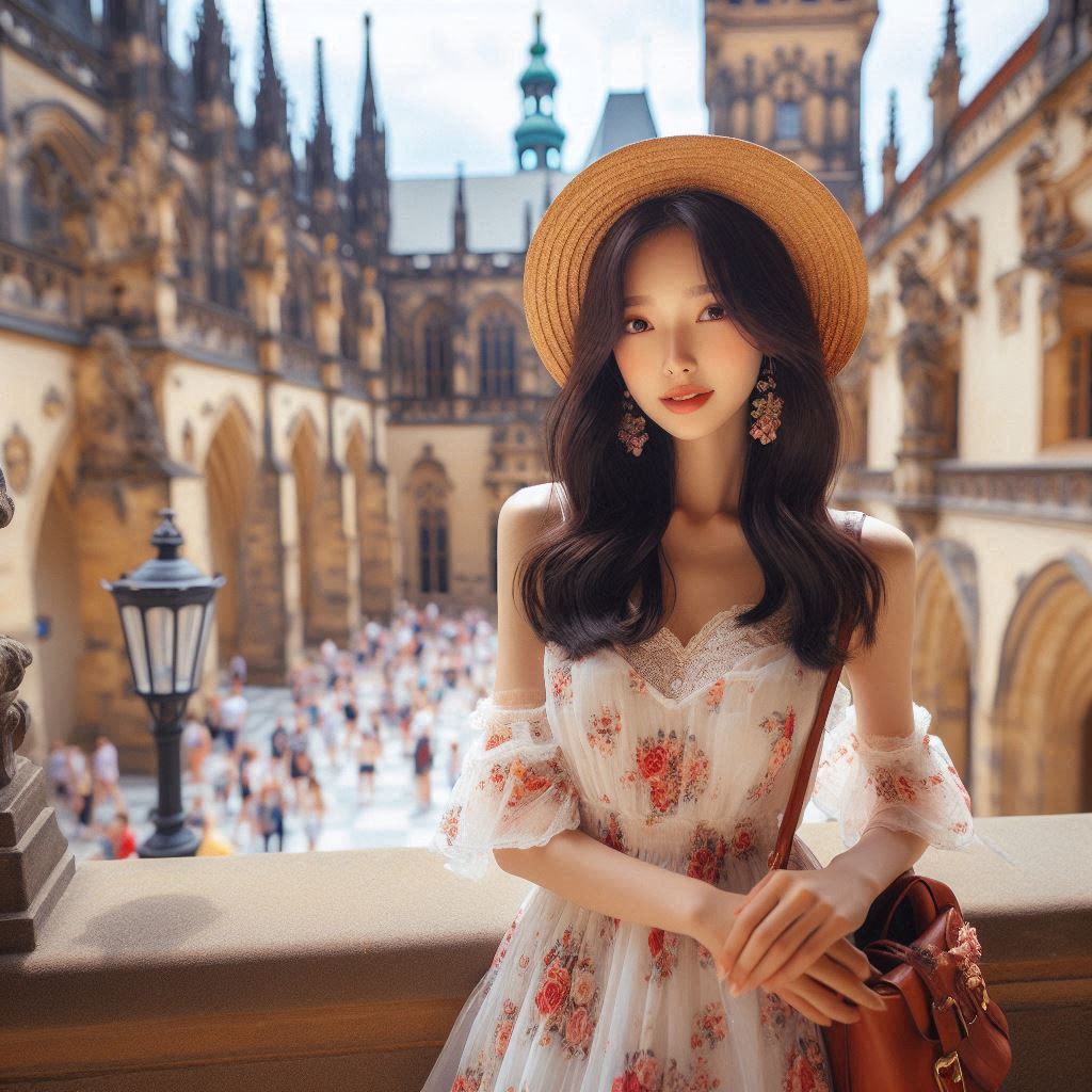 Women travel around the world. 24