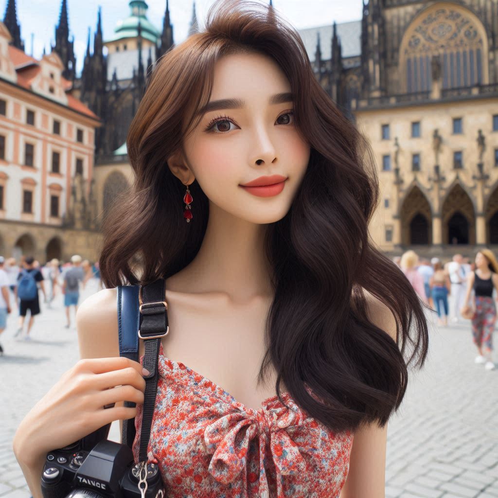 Women travel around the world. 24