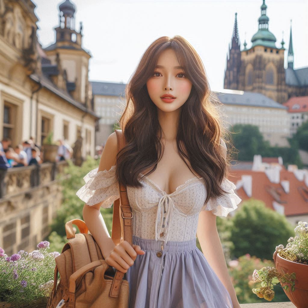 Women travel around the world. 24