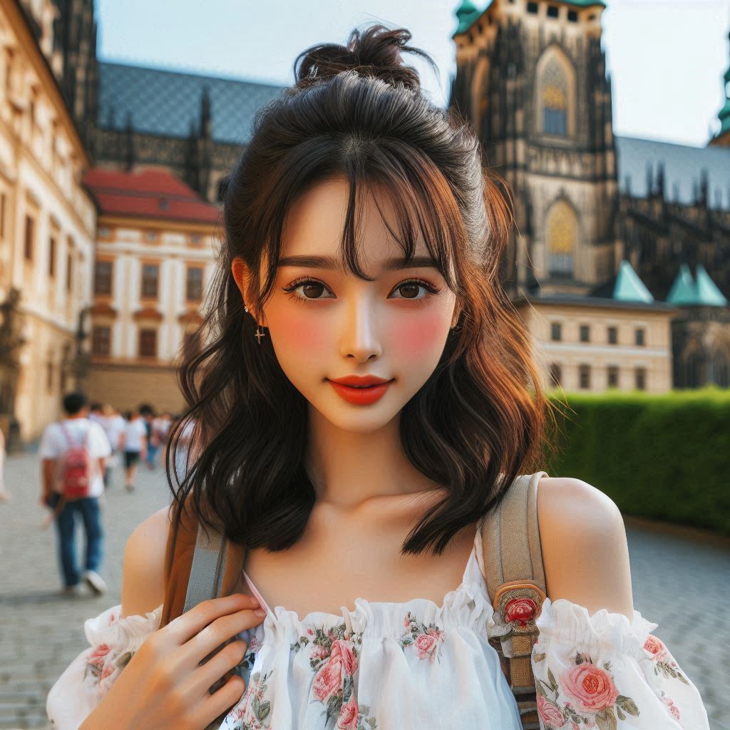 Women travel around the world. 24