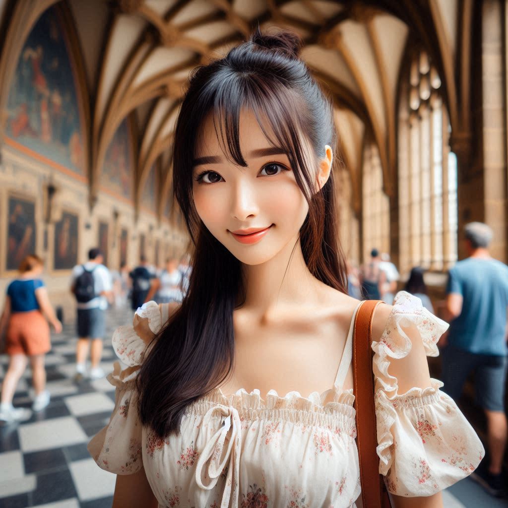 Women travel around the world. 24