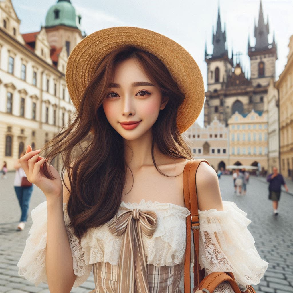 Women travel around the world. 24