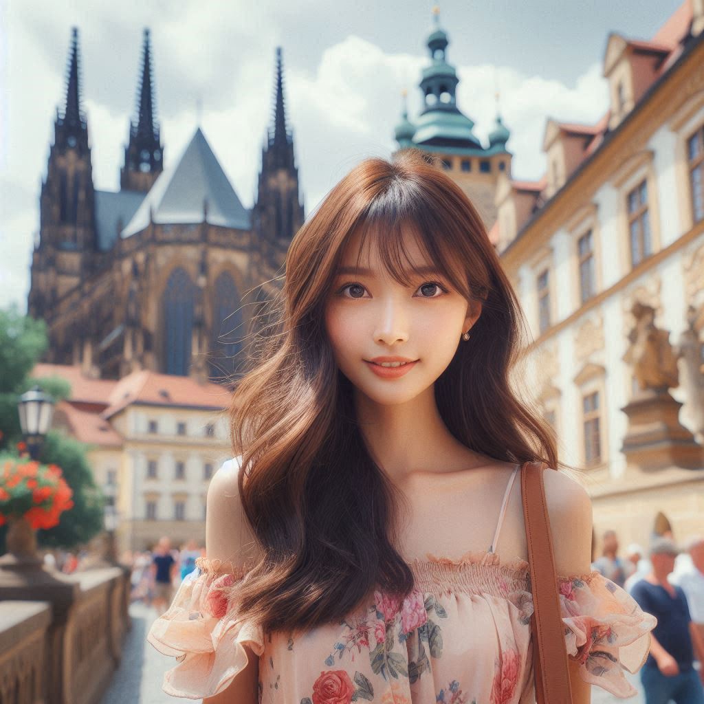 Women travel around the world. 24